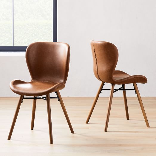 synthetic leather dining chairs