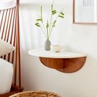 west elm floating nightstand