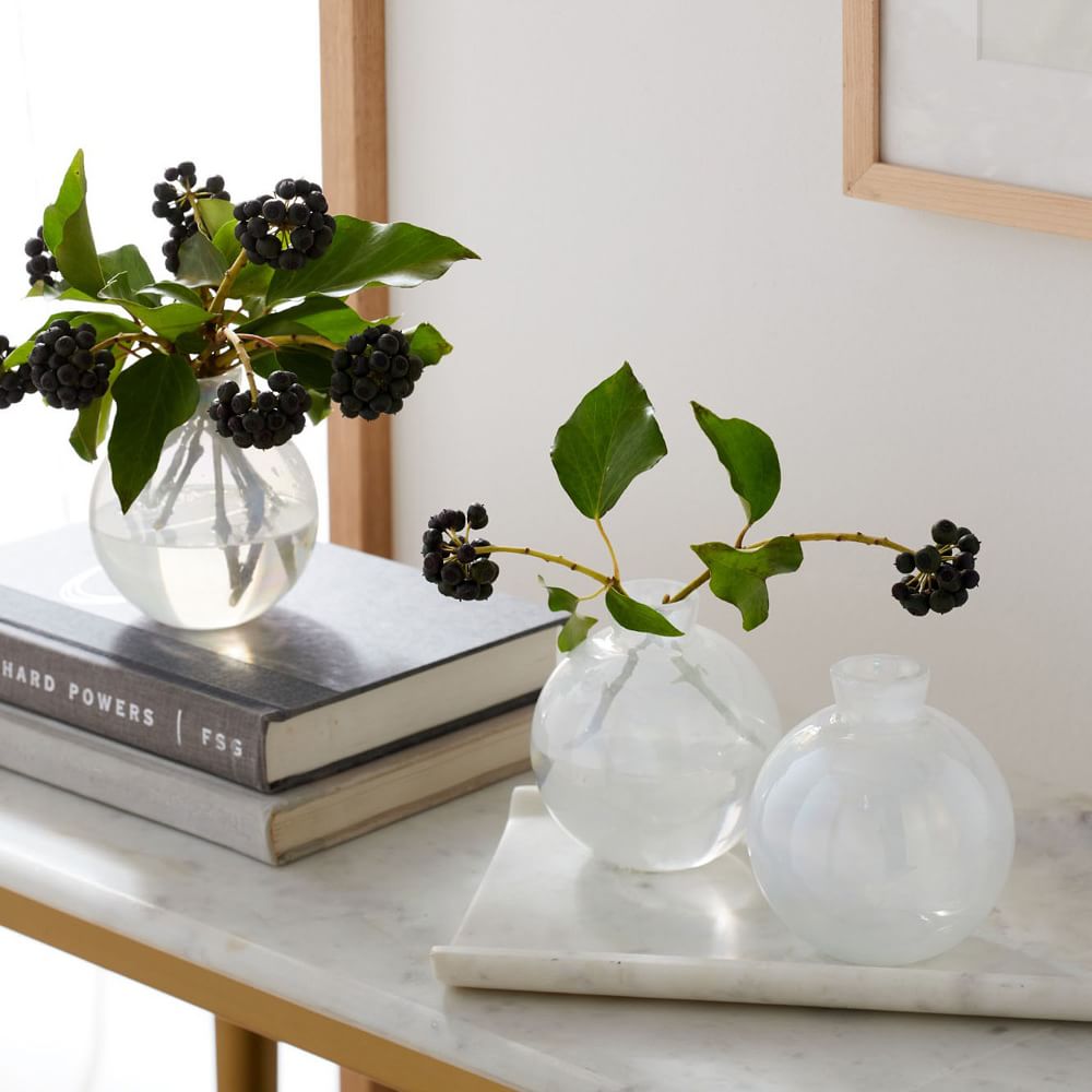 Colored Glass Bud Vases (Set of 3) West Elm