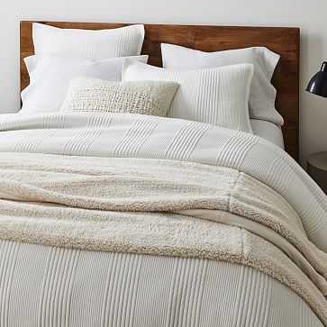 Sherpa Bed Blanket | West Elm