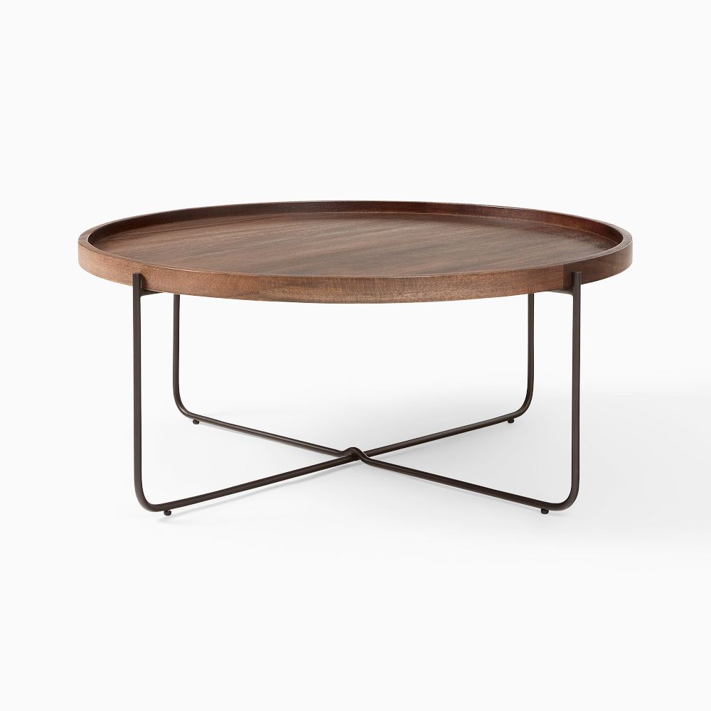 Willow Round Coffee Table Modern Living Room Furniture West Elm