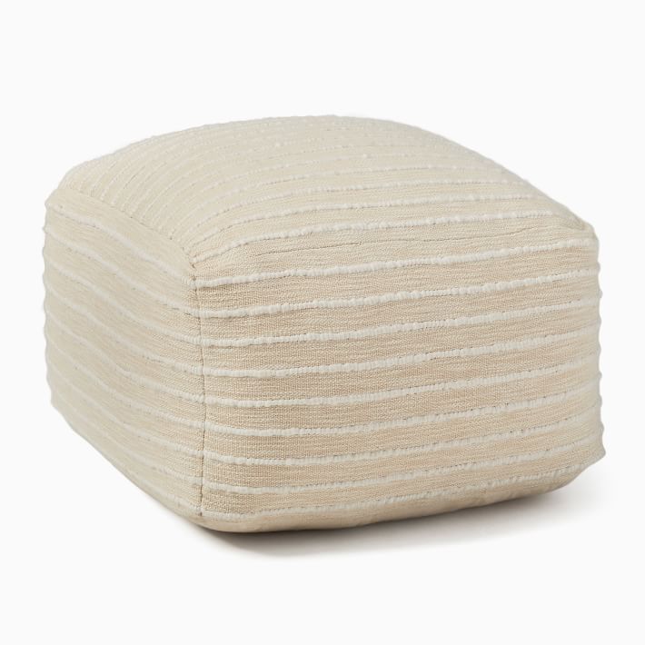 Soft Corded Pouf West Elm
