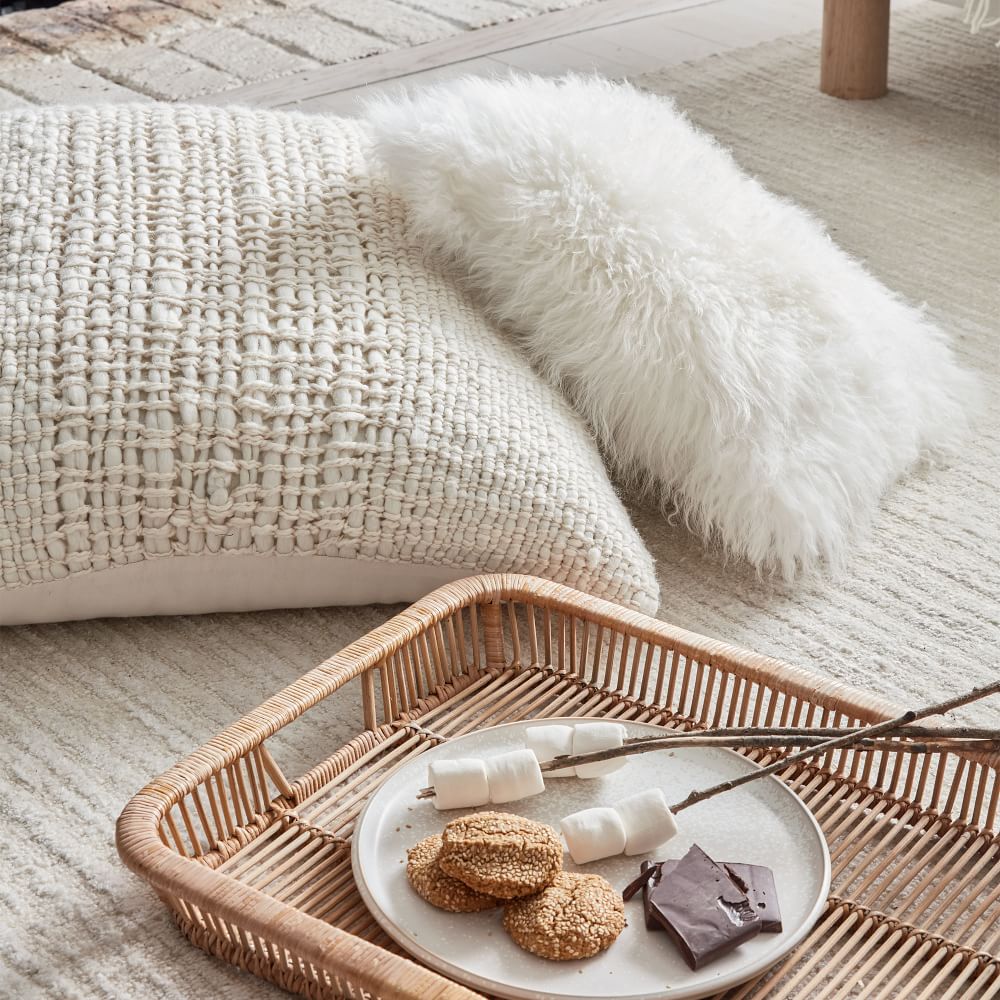 Cozy Weave Pillow Cover West Elm
