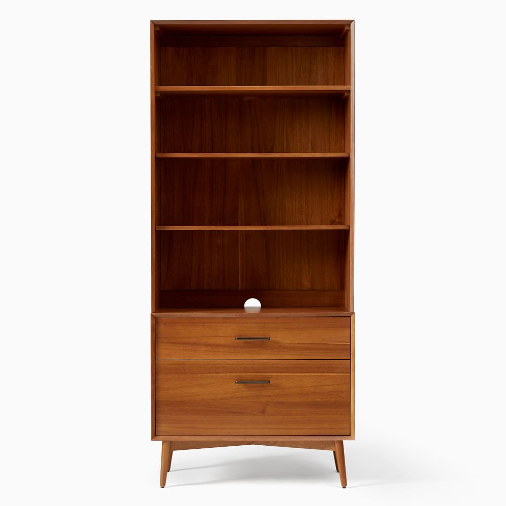 Mid-Century Open Wide Hutch | West Elm