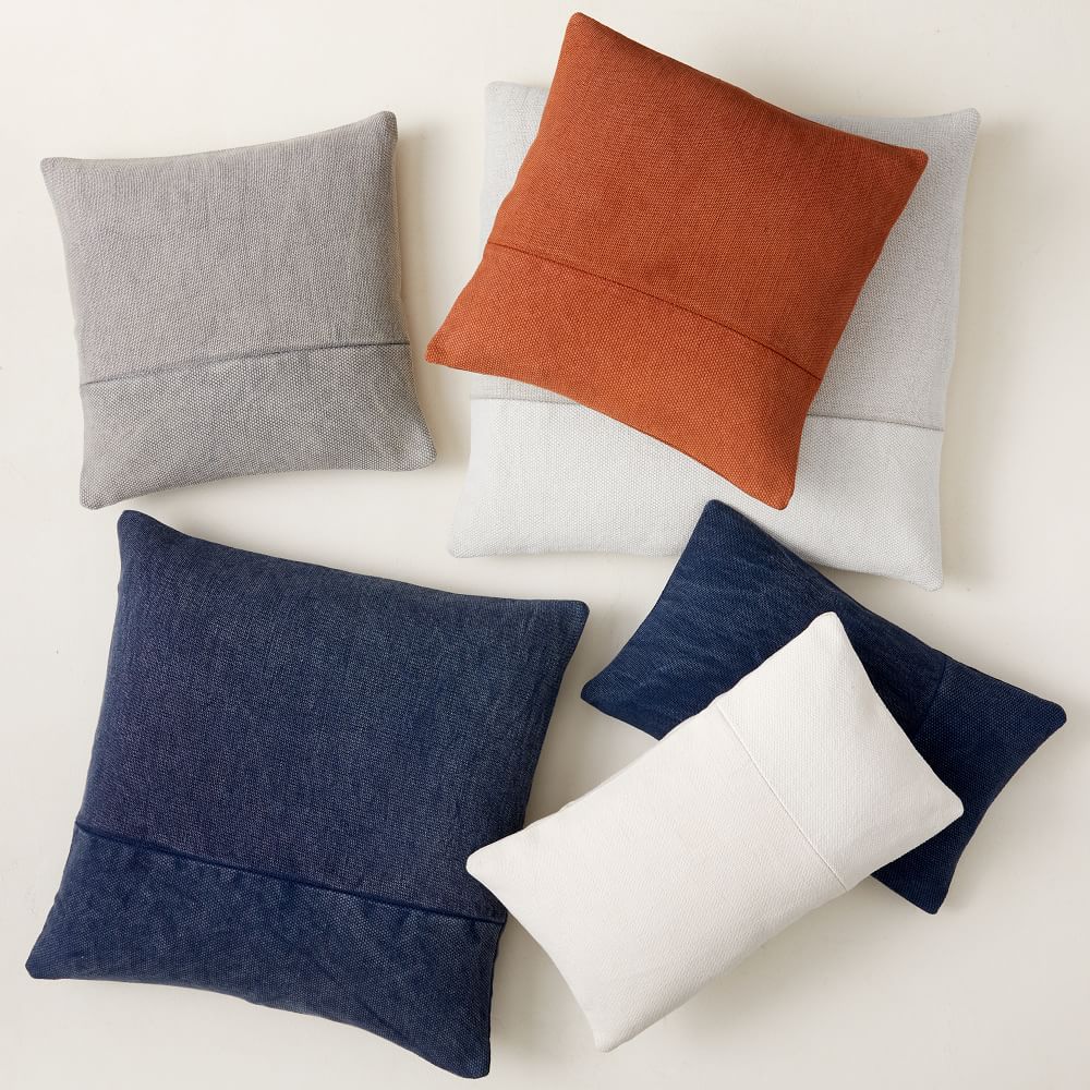 Cotton Canvas Pillow Cover West Elm