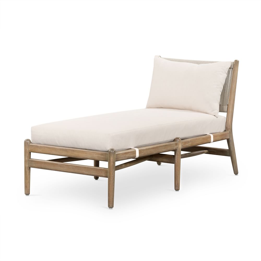 Rope Back Outdoor Chaise West Elm