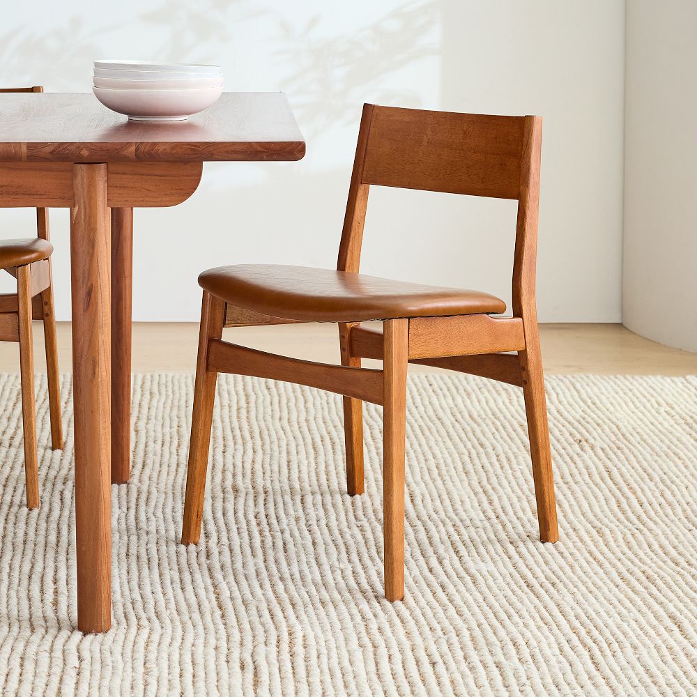 Baltimore Vegan Leather Dining Chair (Set of 2) | West Elm