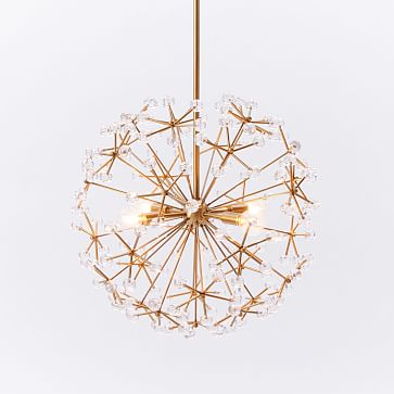 burst chandelier