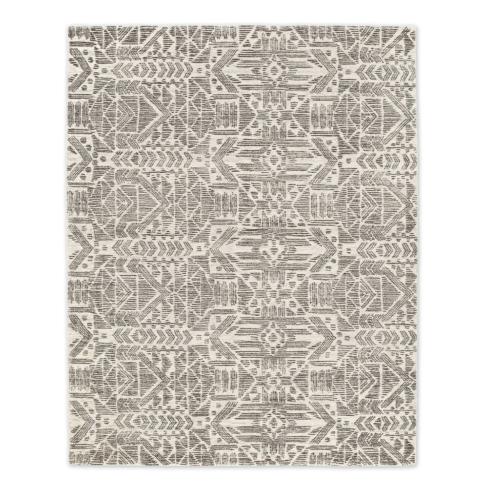 Hieroglyph Wool Rug | West Elm