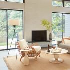 west elm savannah rattan chair