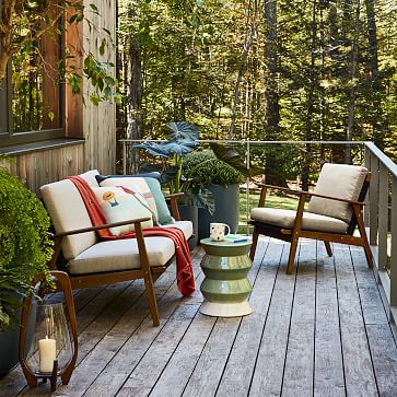 west elm outdoor slope lounge chair