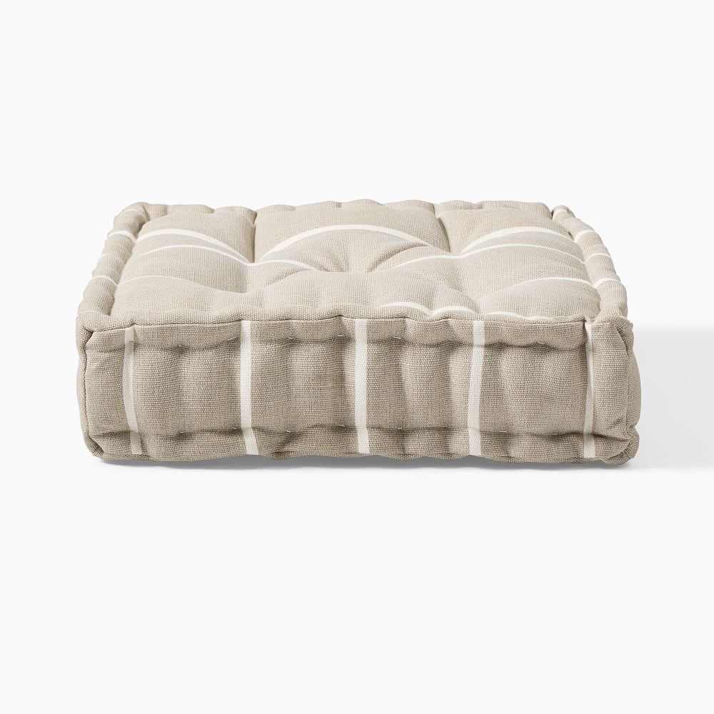 Simple Stripe Floor Cushion West Elm