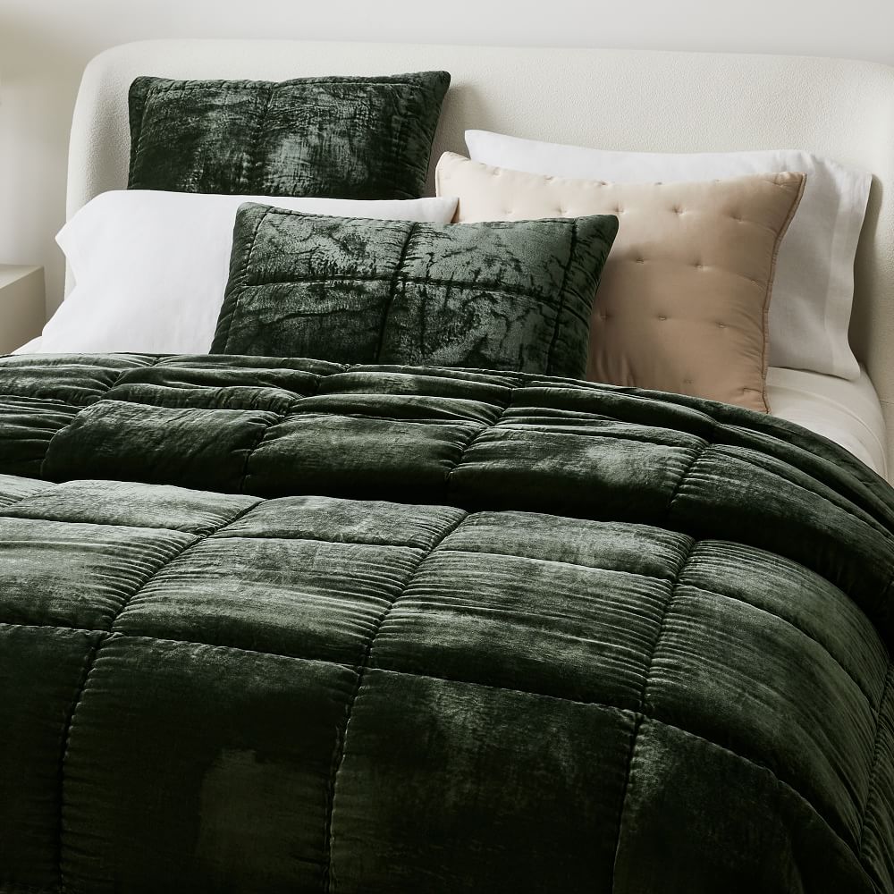 Lush Velvet Comforter & Shams West Elm