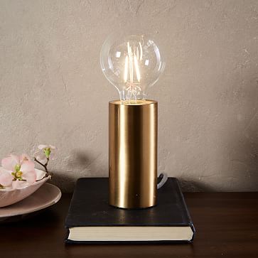 west elm brass table lamp