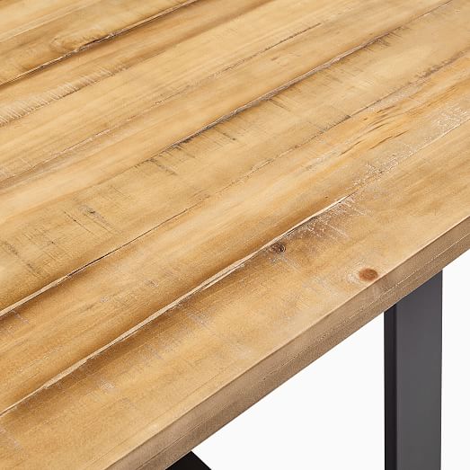 west elm tompkins industrial dining table