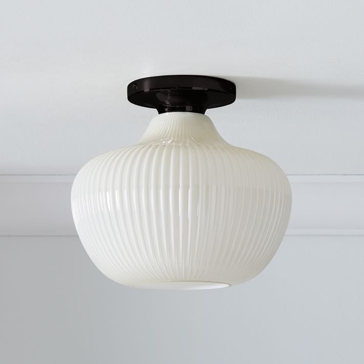 west elm sculptural flush mount