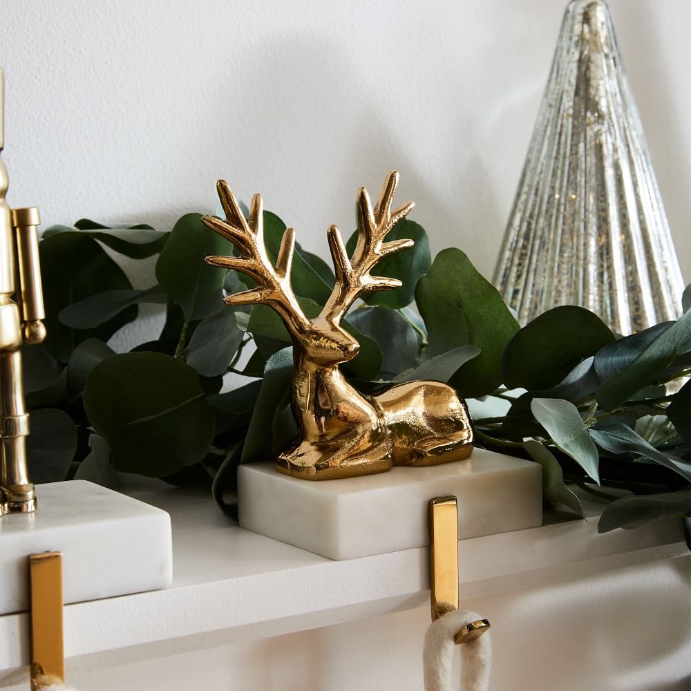 Reindeer Stocking Holder West Elm
