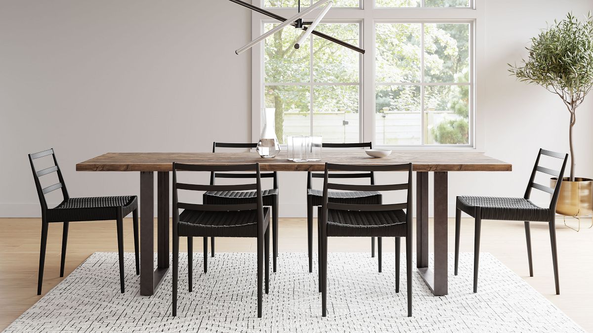 Tompkins Industrial Dining Table (74", 94") West Elm