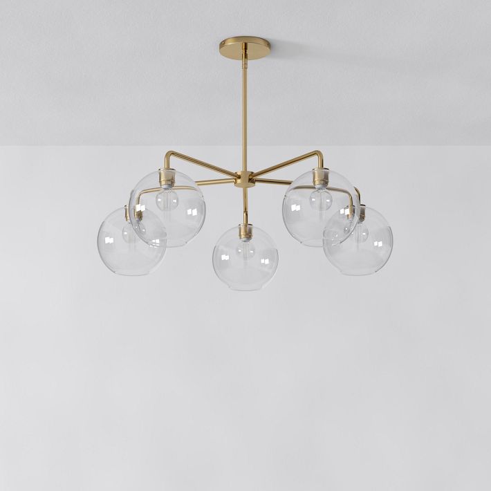 west elm balloon chandelier