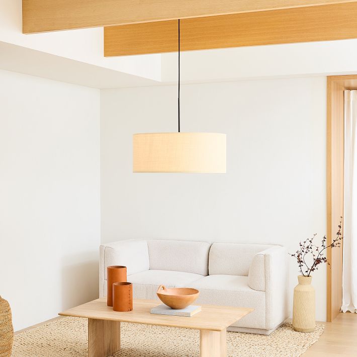 west elm drum pendant