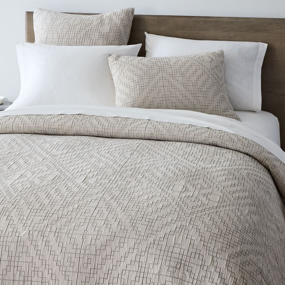 Stone Tile Duvet Cover & Shams 