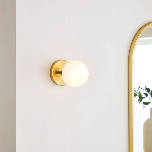 Staggered Glass 2Light PlugIn Sconce West Elm