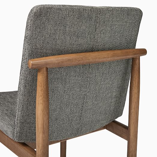 west elm framework upholstered dining chair