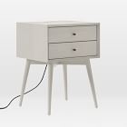 mid century nightstand pebble