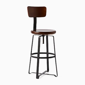 west elm adjustable bar stool