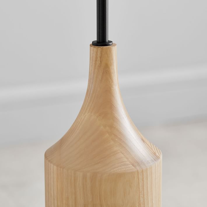 hudson wood floor lamp