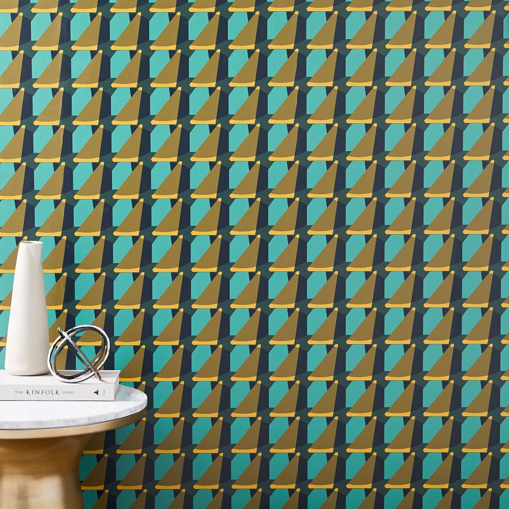 MidCentury Geo Wallpaper West Elm