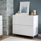 white lacquer filing cabinets