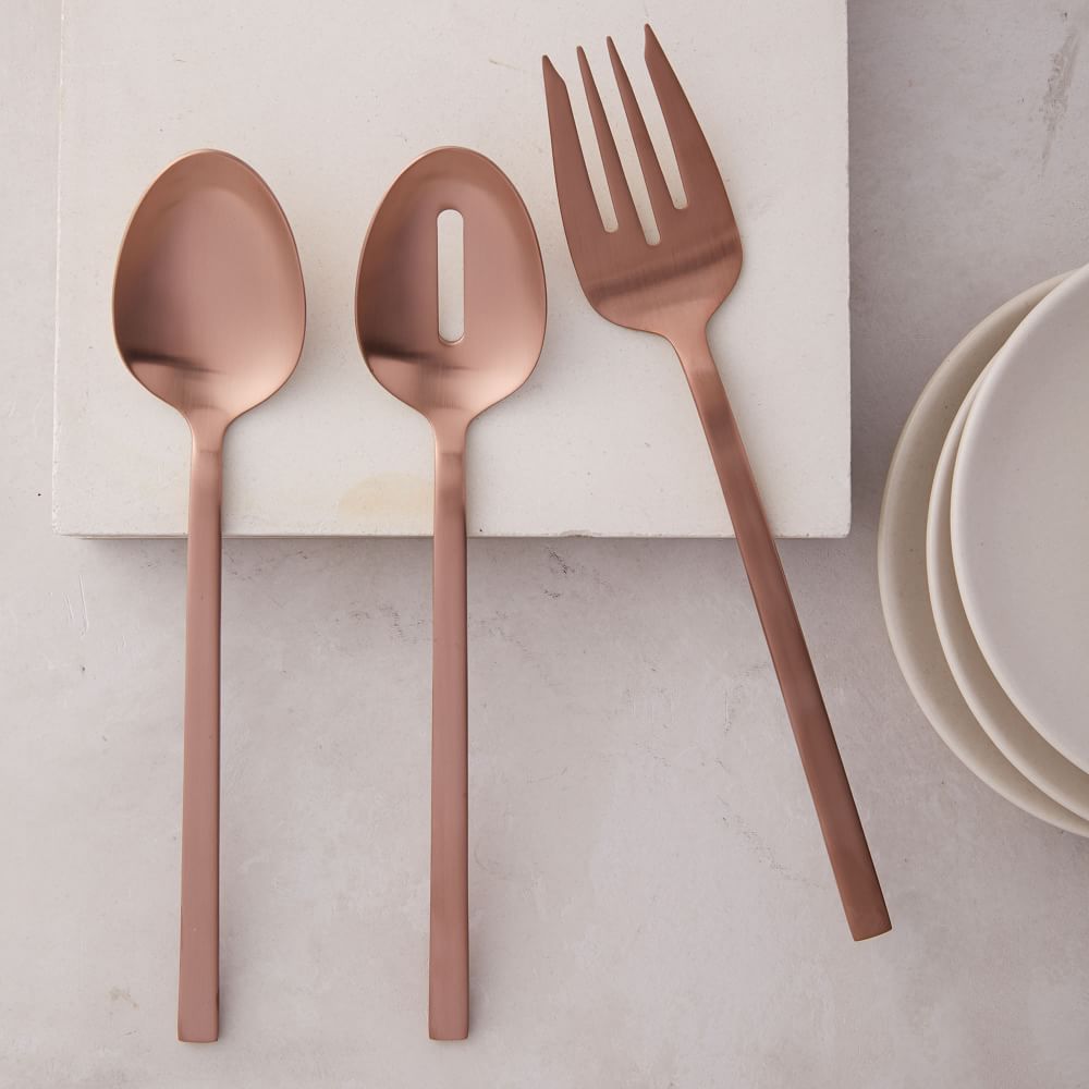 Rose Gold Hostess Serving Set West Elm