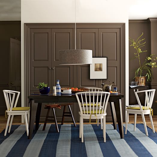 west elm angled leg dining table