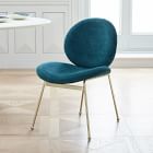 velvet chair west elm