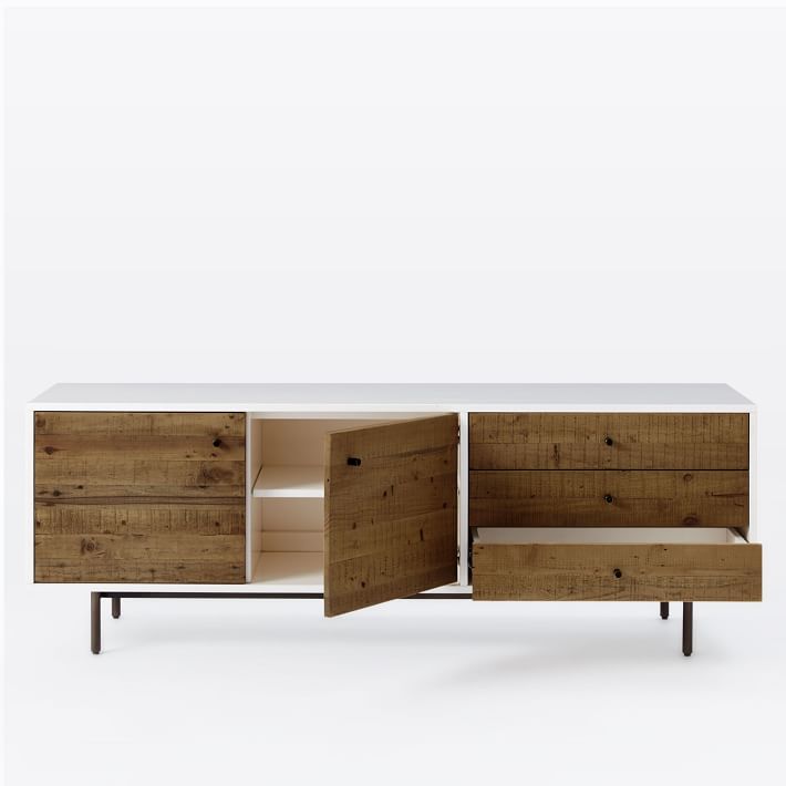 west elm reclaimed wood console