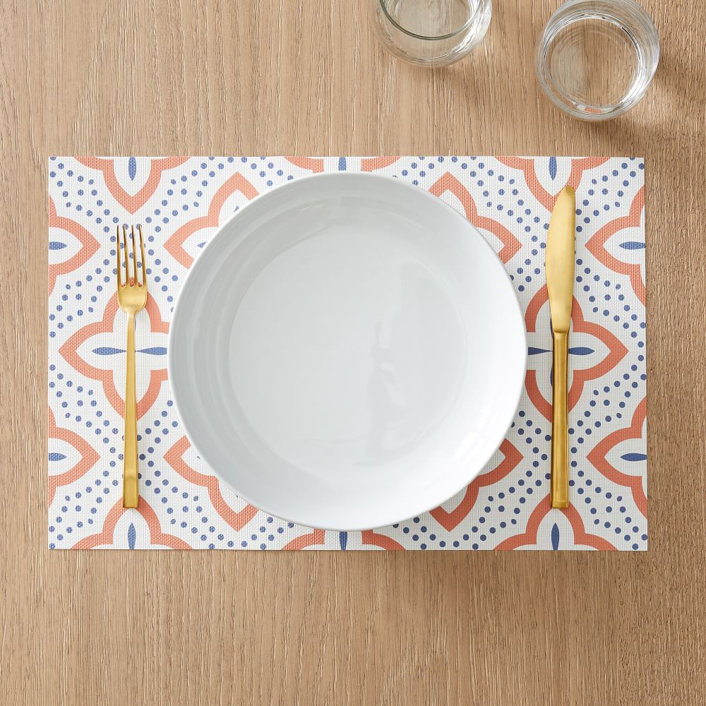 Kassa Dini EasyCare Placemats Arabesque (Set of 4) West Elm