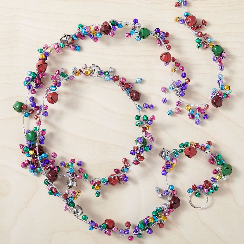 Jingle Bell Garland Multi West Elm