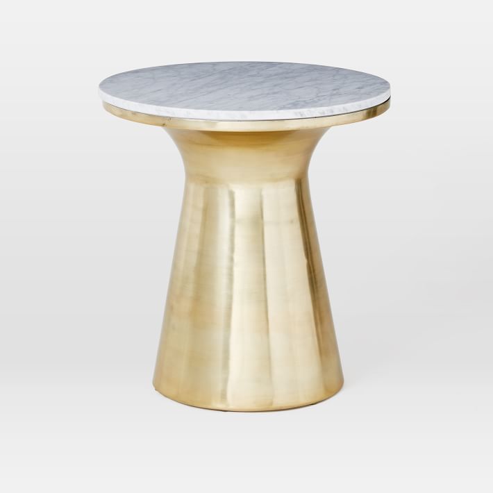 west elm marble side table