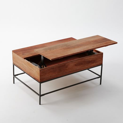 west elm coffee table lift up