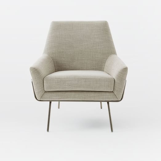 west elm lucas wire base chair