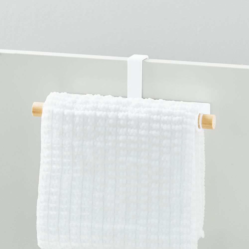 Dishcloth Drying Rack Hanger Storage Womdee Tea-Towel Holder Creative Double Bar Towel Rag Holder Kitchen Towel Dishcloth Hanger with Diatom Mud Ideal for Kitchens & Bathrooms 