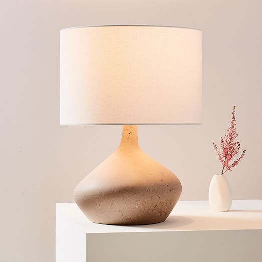 west elm ceramic lamp