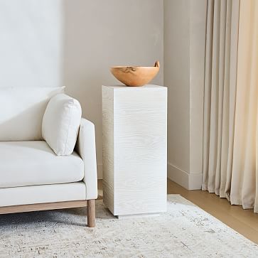 west elm pedestal side table