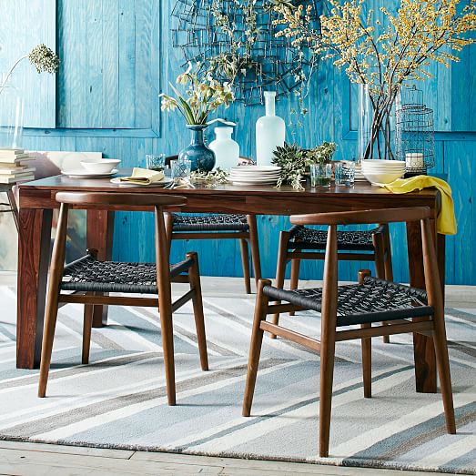 modern yellow dining chairs