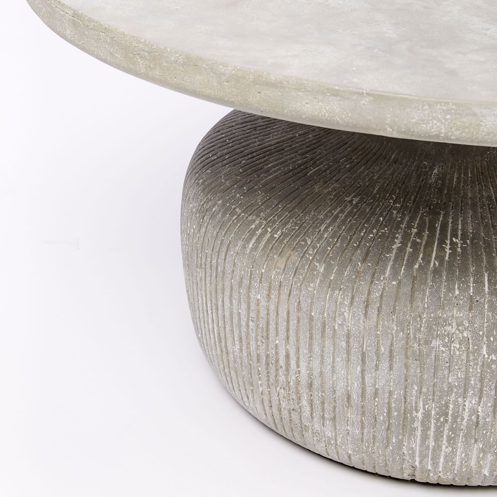 Indoor/Outdoor Tambor Round Coffee Table (30"40") West Elm