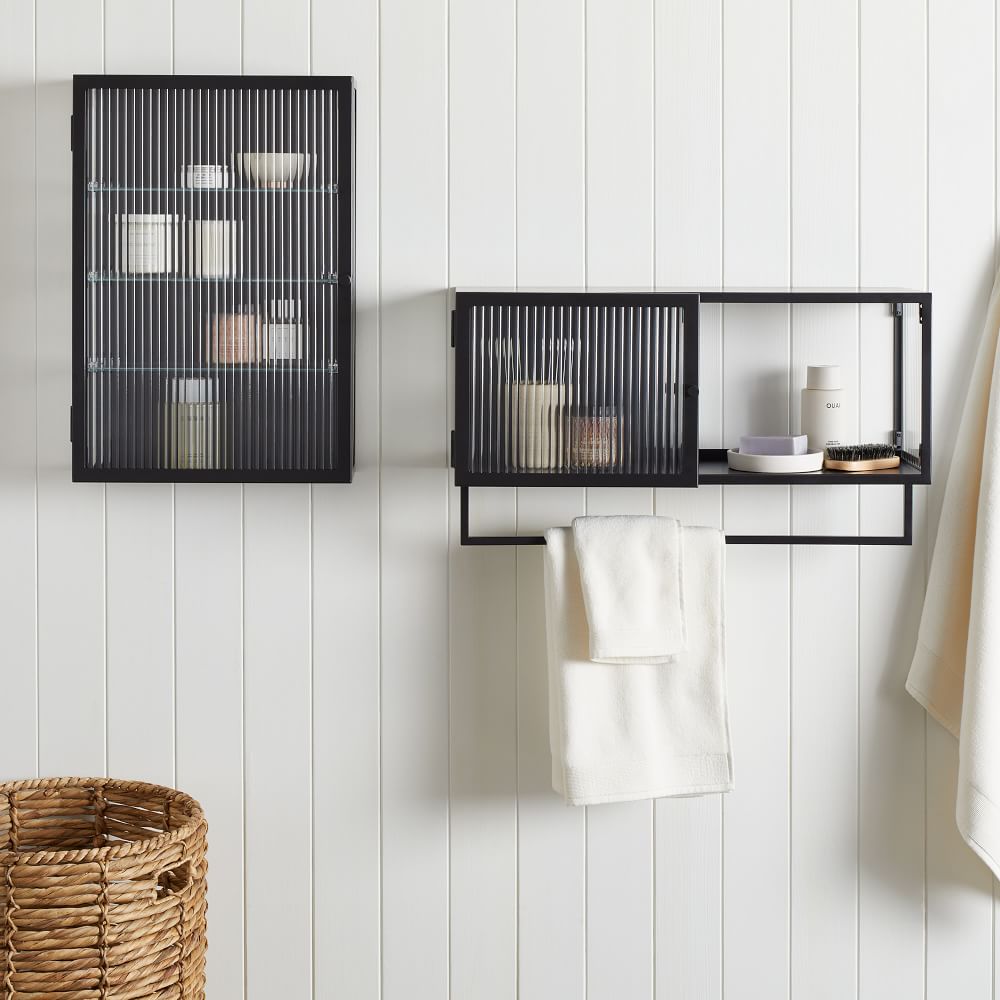 Daphne Mounted Bath Storage Cabinet - Open Cabinet | West Elm