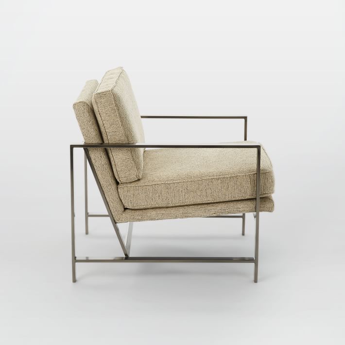 west elm metal frame chair