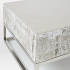 concrete chrome coffee table