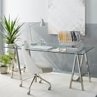 west elm desk glass